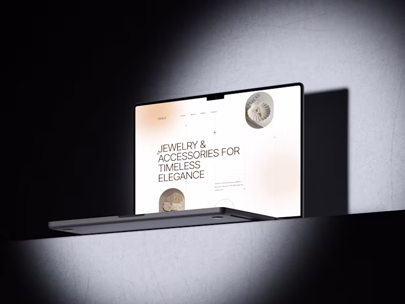 Cover image for Gold Palace Jewelry Development in Webflow