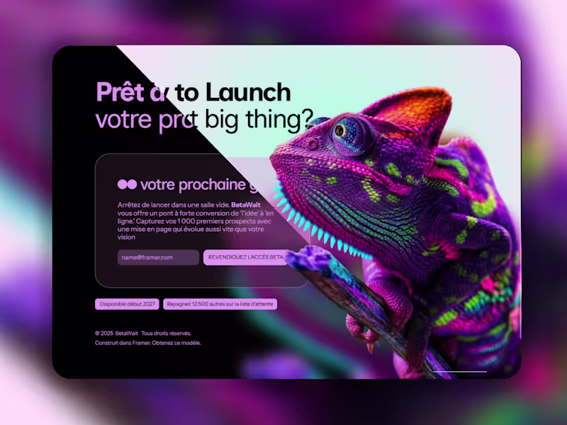 Cover image for Framer — Landing Page Design & Development