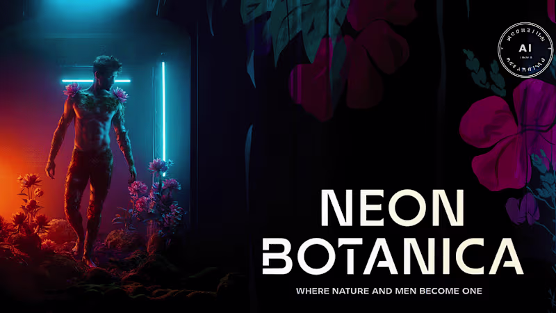 Cover image for AI - Neon Botanica :: Behance