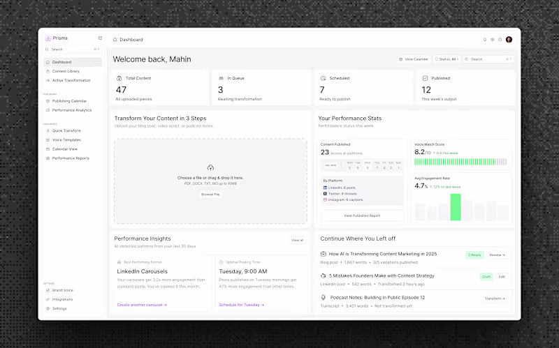 Cover image for Prisma AI — Light Mode