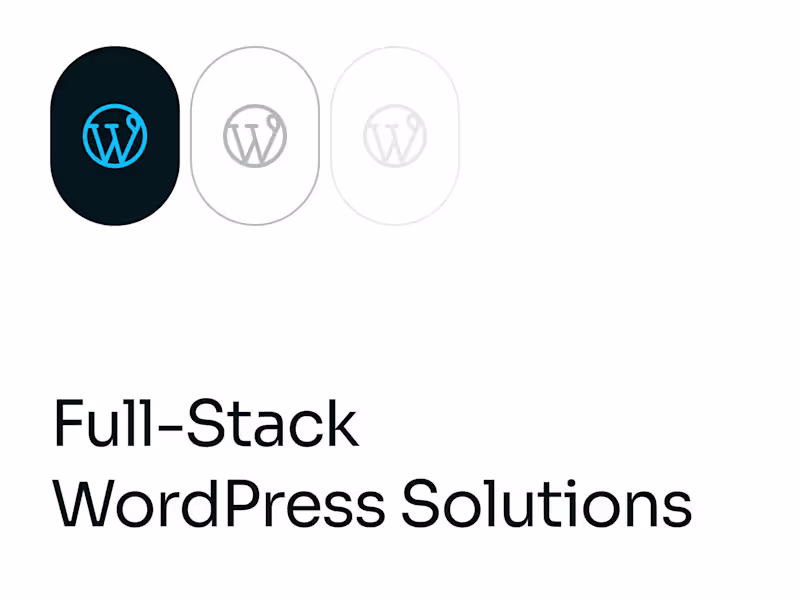 Cover image for Full-Stack WordPress Solutions: From Design to Launch
