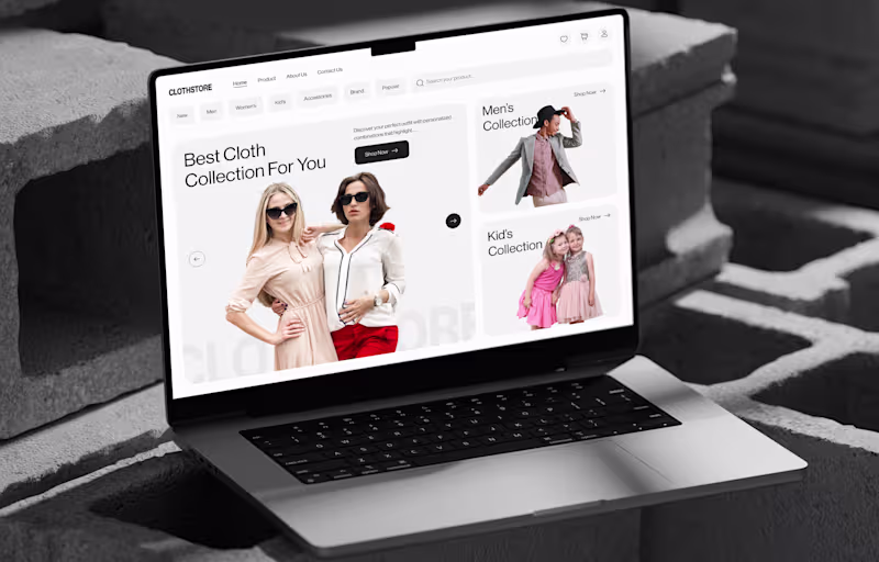 Cover image for CLOTHMART: Crafting a Unified Shopping Experience for the Moder…