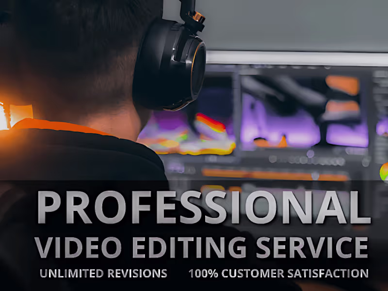 Cover image for I will do professional youtube video editing