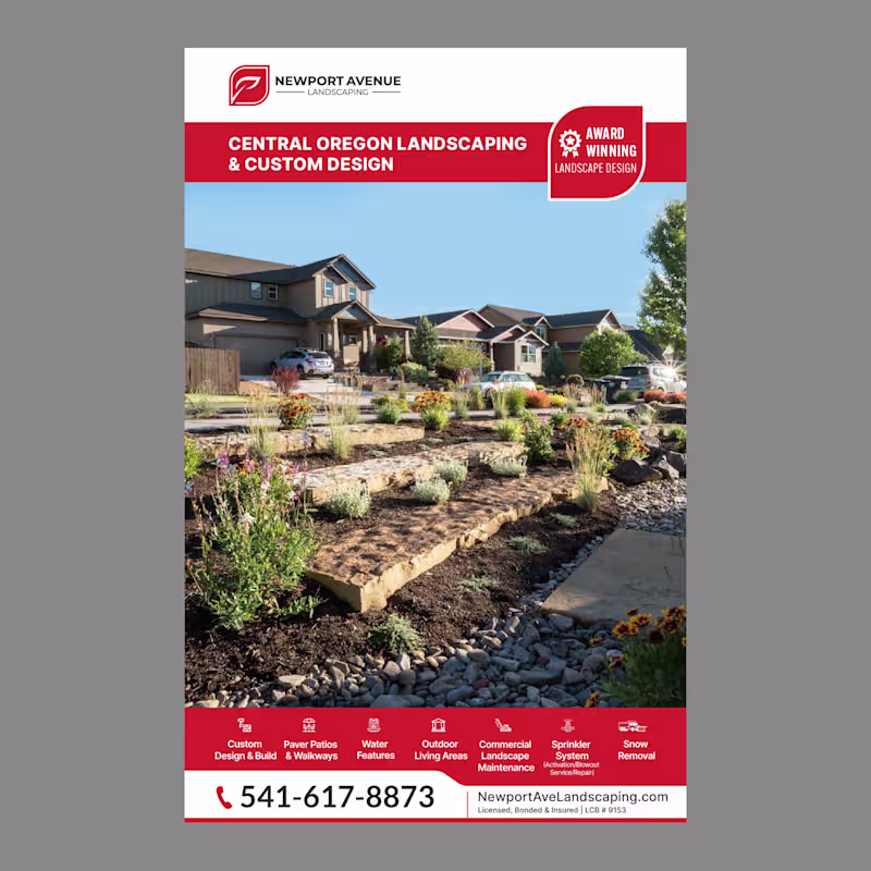 Cover image for Business Advertising Campaign - Landscaping flyer