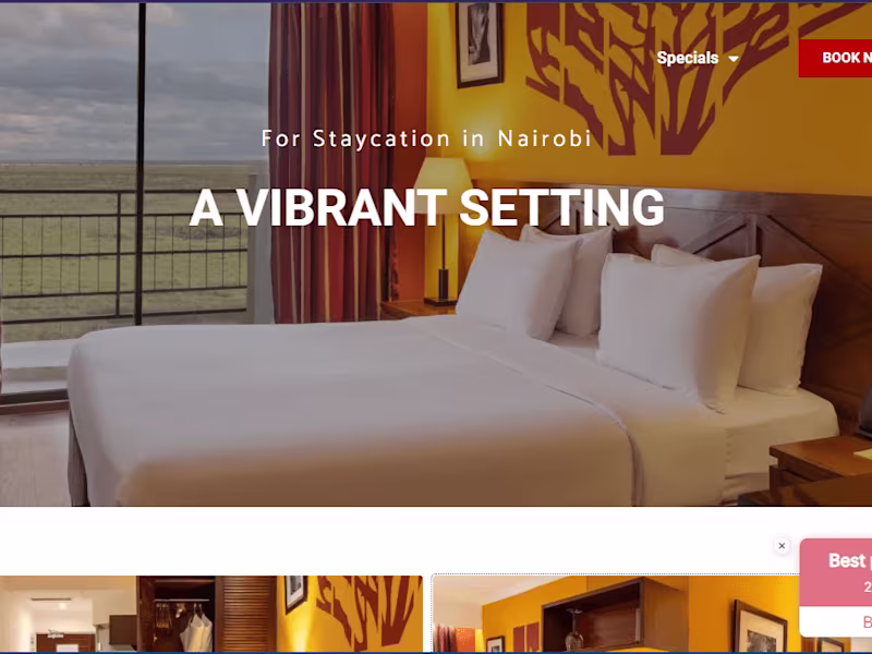 Cover image for Hotel in Nairobi near Airport | Nairobi National Park Views