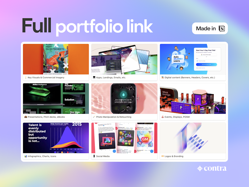 Cover image for Full portfolio link