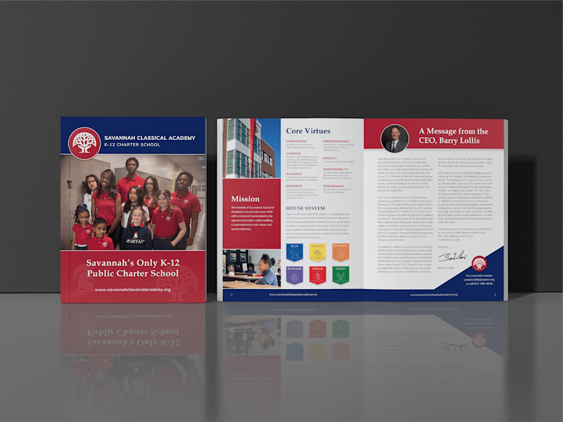 Cover image for Editorial Design: Magazine for Savannah Classical Academy