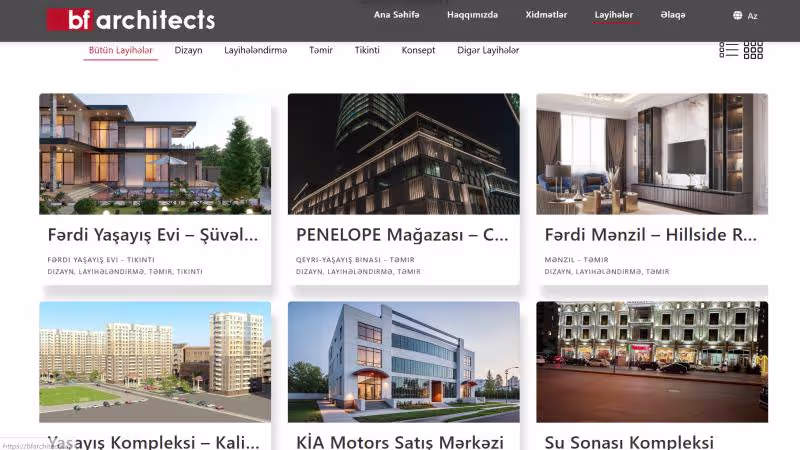 Cover image for bfarchitects.az