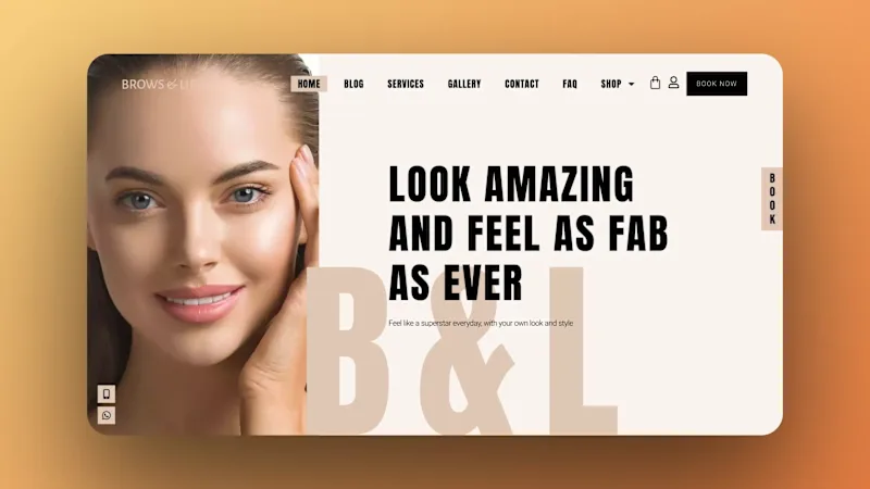 Cover image for Brows & Lips WordPress Store