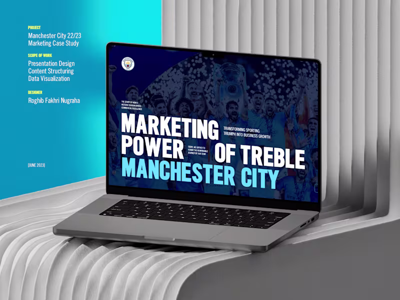 Cover image for Manchester City 22/23: Marketing Deck Case Study