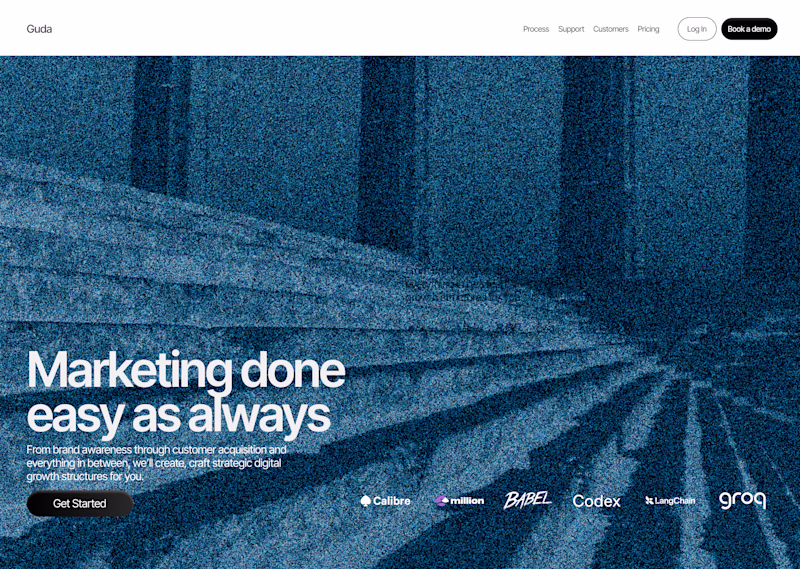 Full width hero