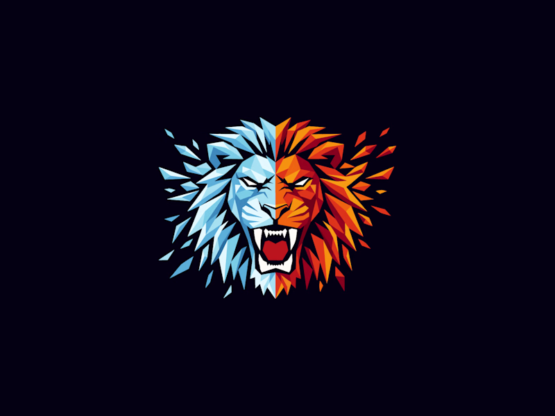 Fire And Ice Lion