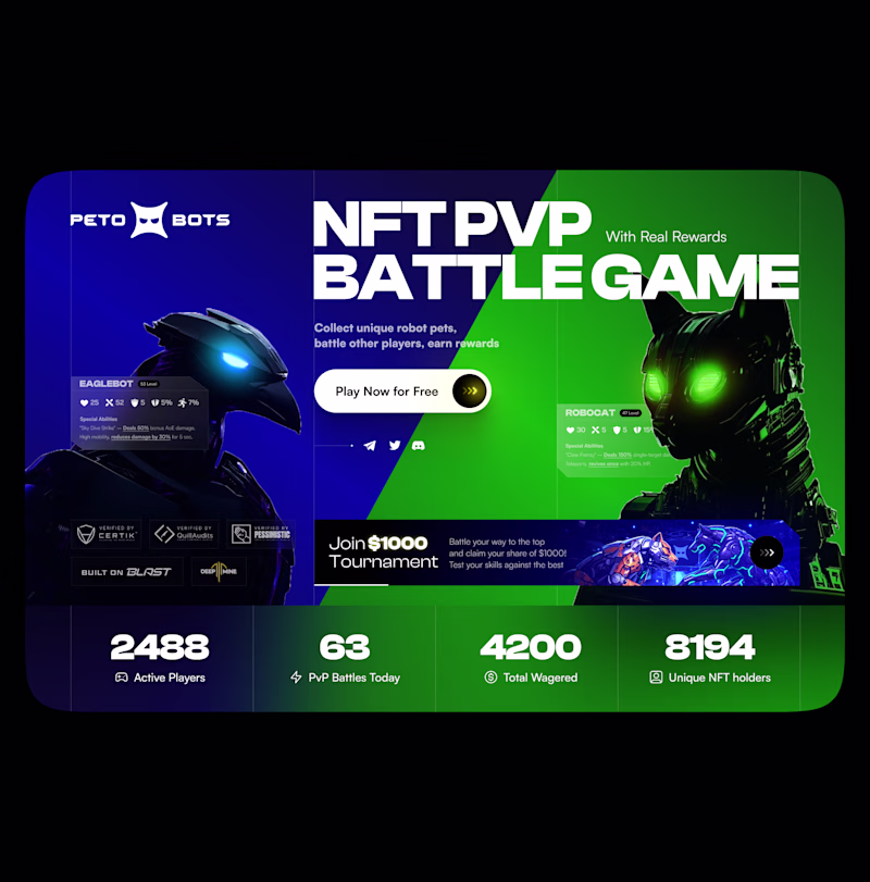 Green and Blue Clash