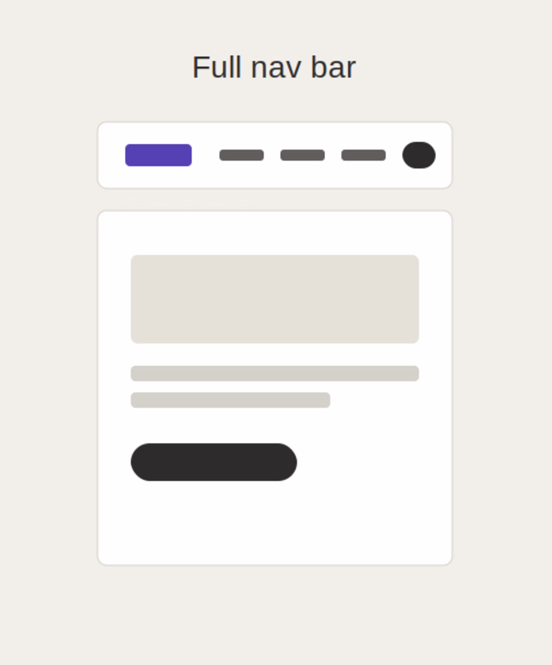 nav bar