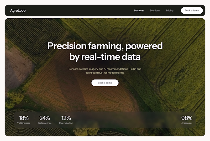Full-width layout