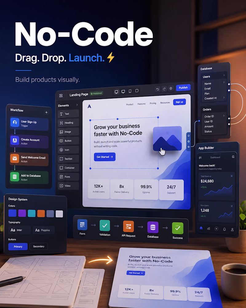 🔵 No-Code