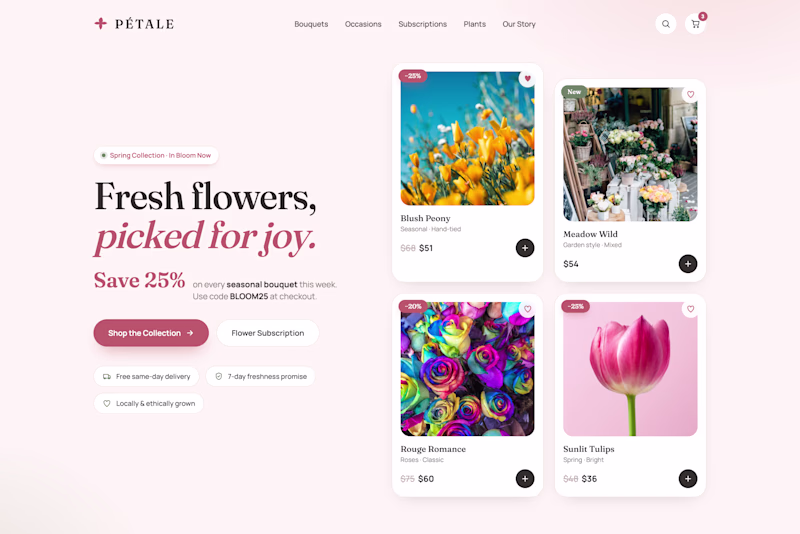 🛒 Bouquets