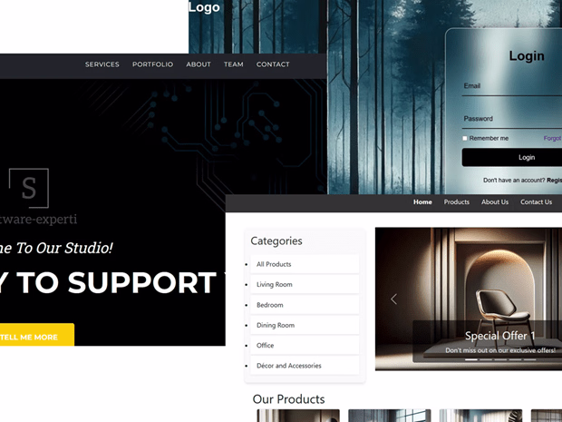Placeholder project card media