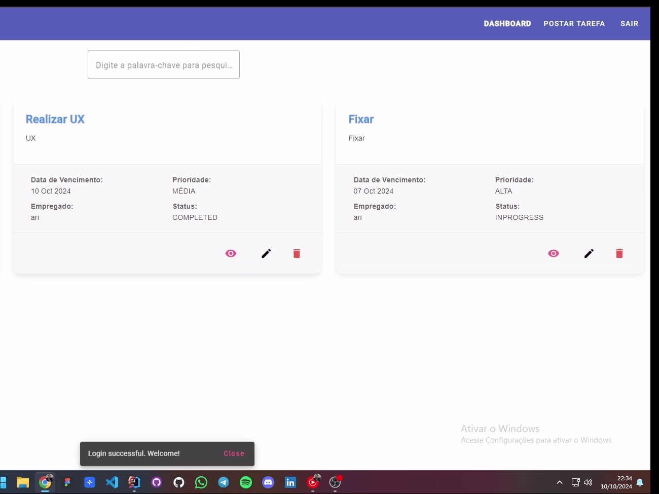 Placeholder project card media