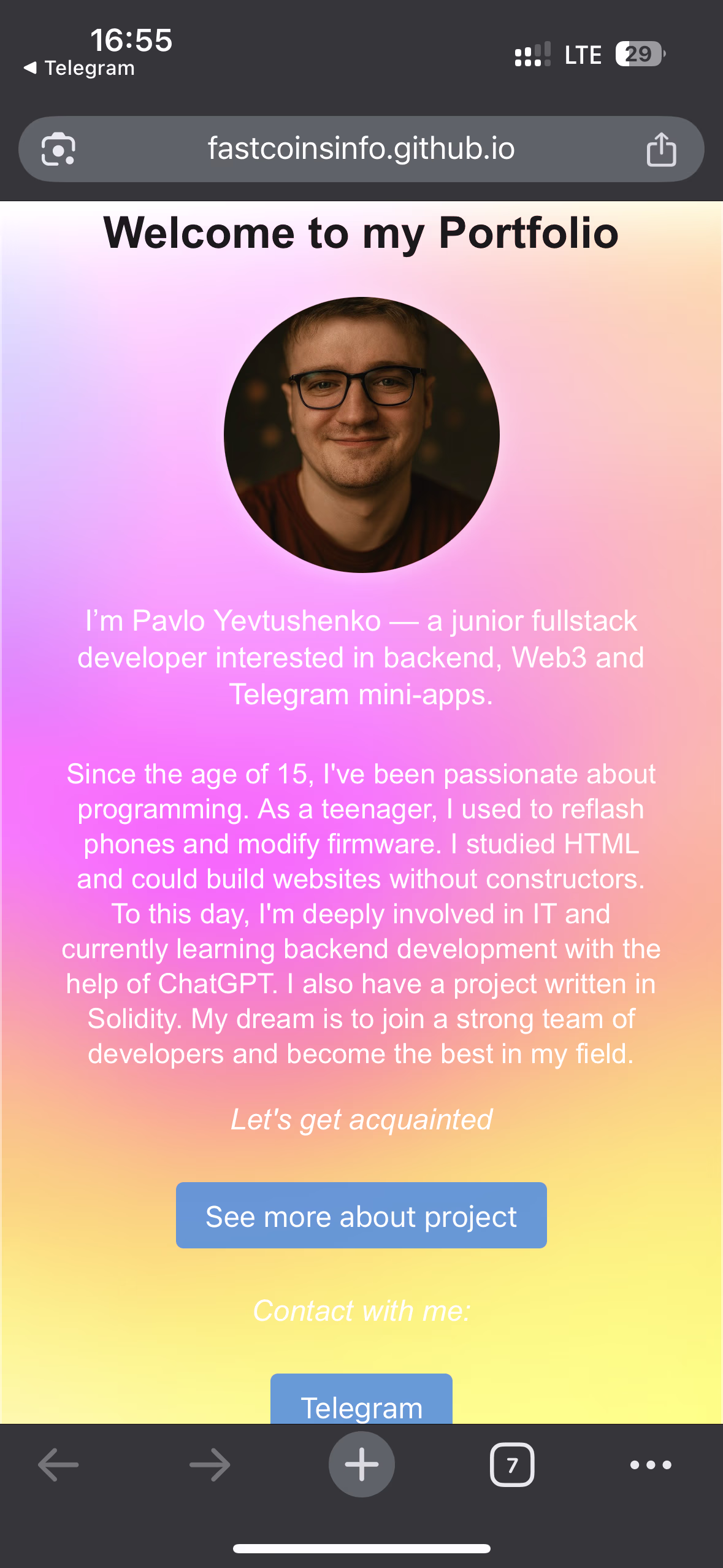 Placeholder project card media