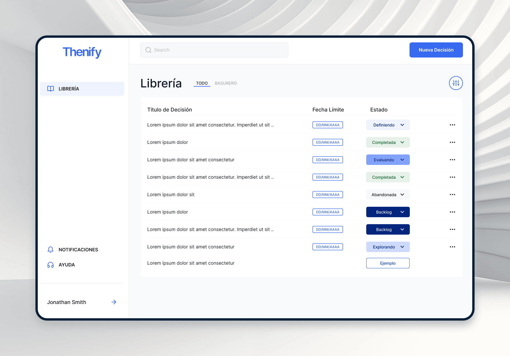Placeholder project card media