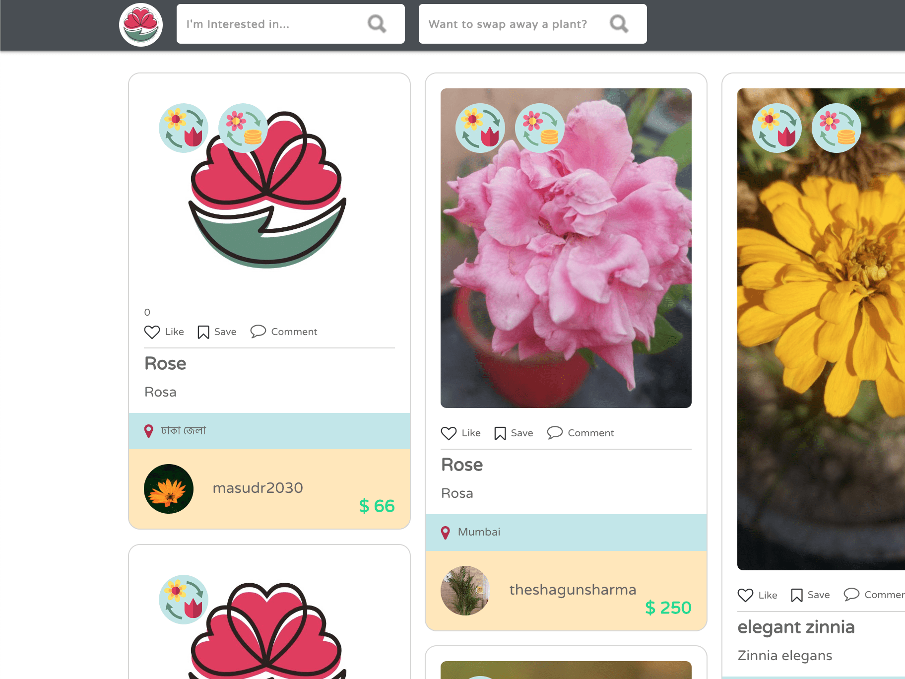 Placeholder project card media