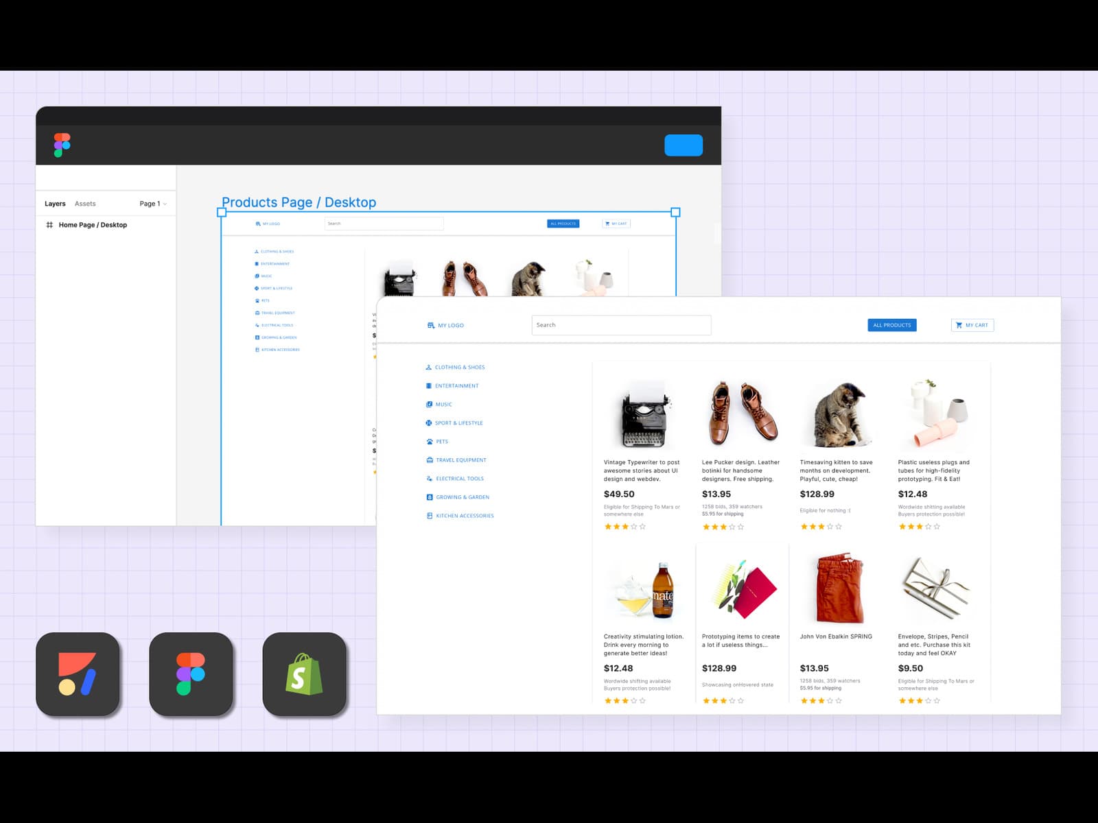 Placeholder project card media