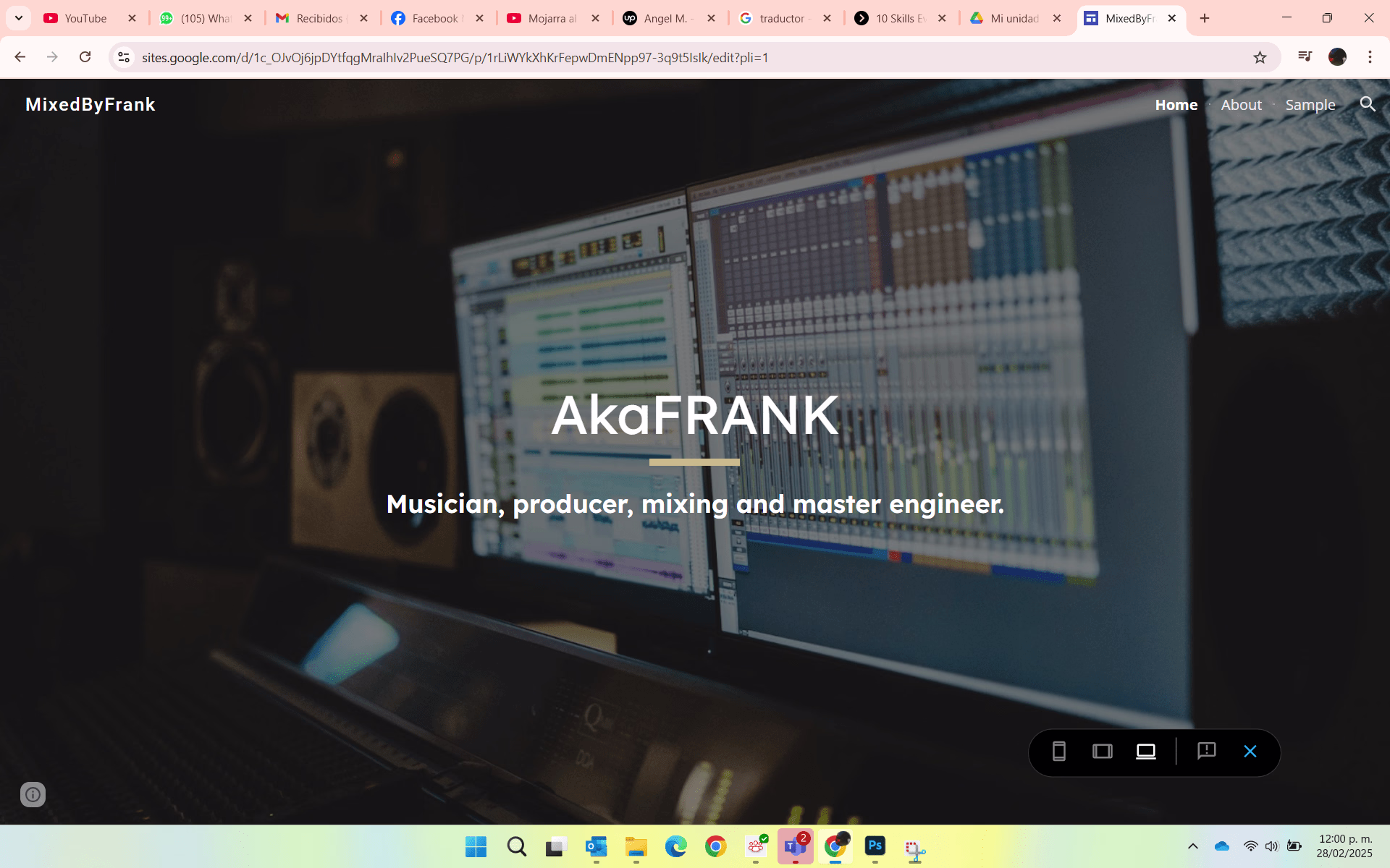 Placeholder project card media