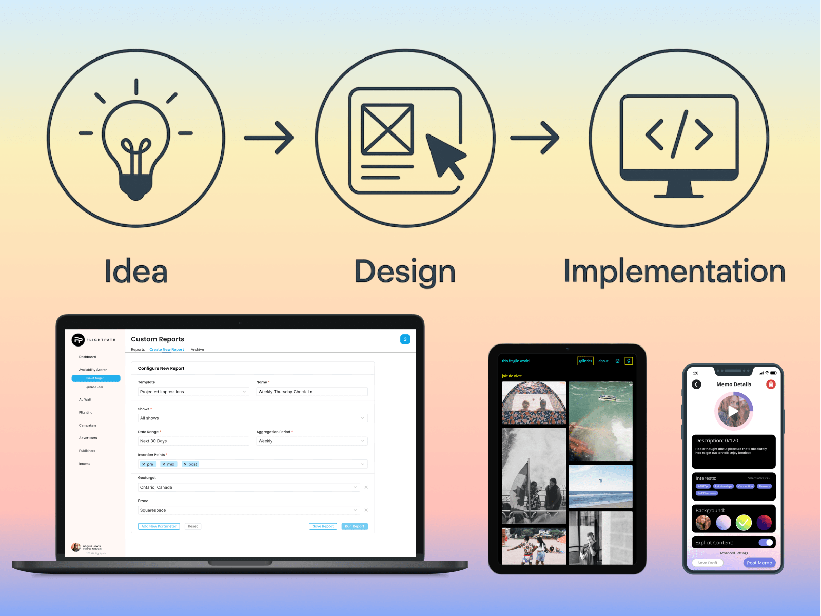 Placeholder project card media