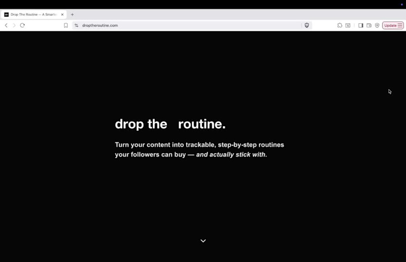 Cover image for Excited to share this one! Drop The Routine is a web and mob...