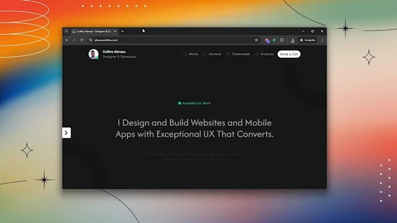 Cover image for My portfolio v8