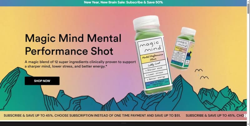 Cover image for Direct-to-Consumer E-commerce Development for Magic Mind