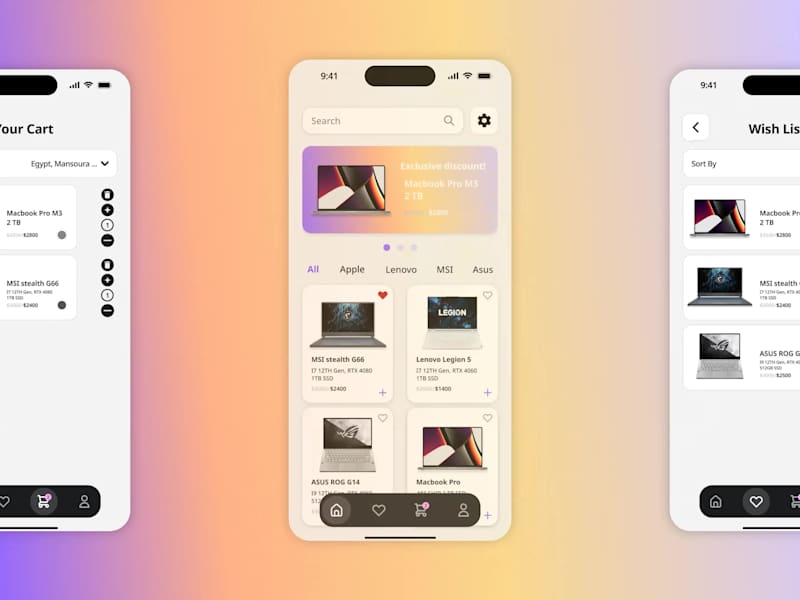 Cover image for Laptop Selling App Design