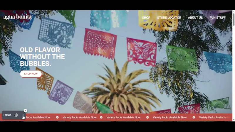 Cover image for Webflow Site Design for Drink Agua Bonita
