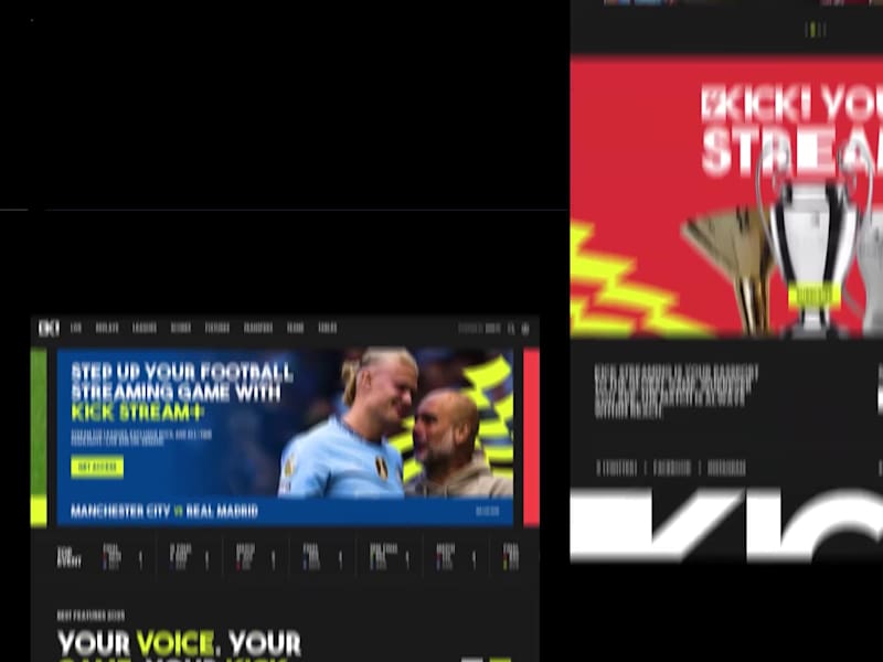 Cover image for Kick! Football Streaming Website UI/UX Design