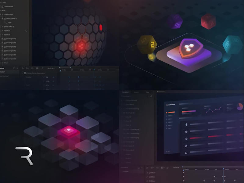 Cover image for Ironblocks Website Rive Animations