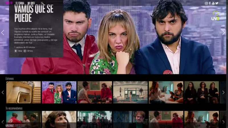 Cover image for UN3 TV Video streaming platform built with WordPress and You...