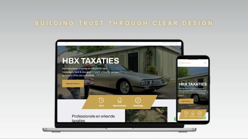 Cover image for HBX Taxaties Website & Brand Showcase
