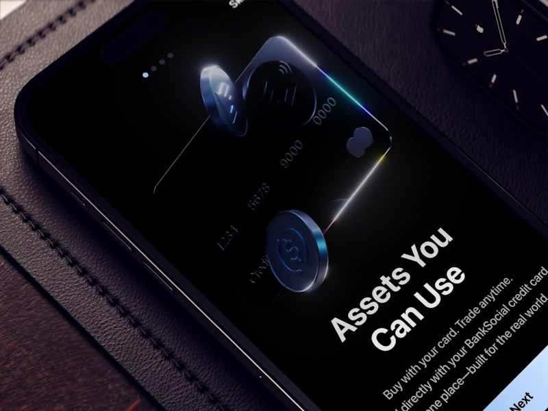 Cover image for Crypto wallet. App onboarding and 3d animation