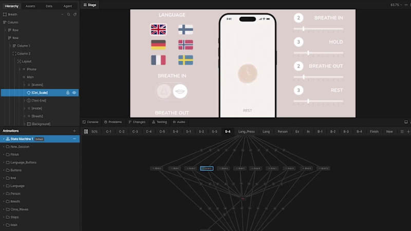 Cover image for Interactive Breathing Animation System Built