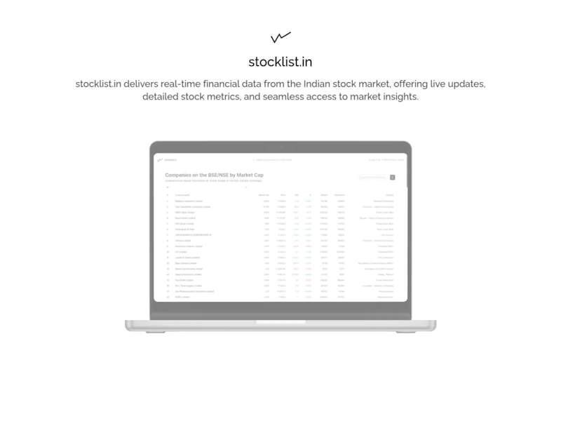 Cover image for stocklist - Web Application