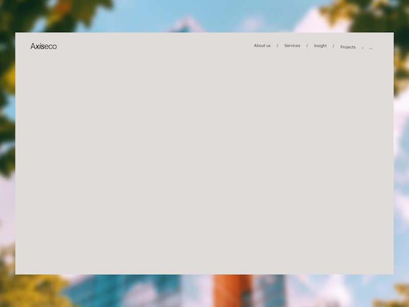 Cover image for Axiseco Landing Page Exploration
This concept
