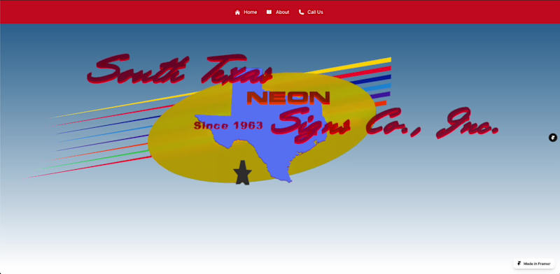 Cover image for Modern Web Experience for South Texas Neon Signs