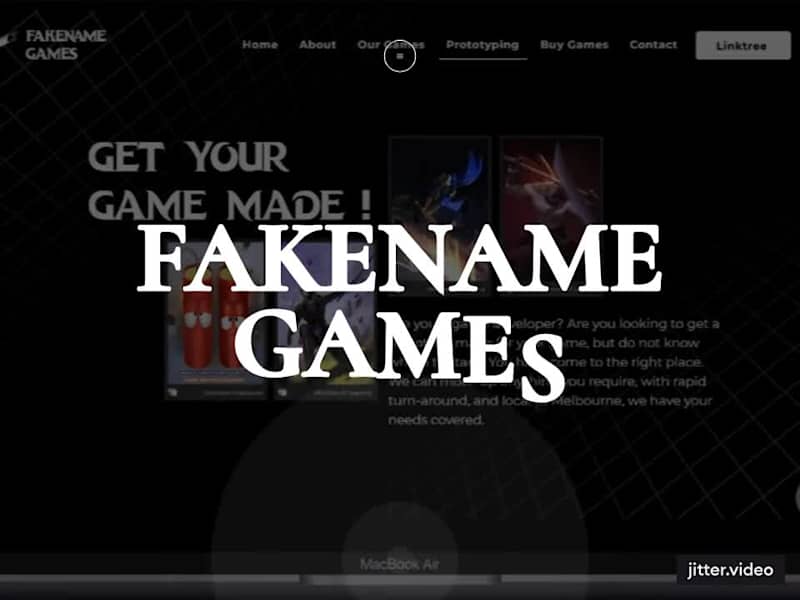 Cover image for Wix Website Design for FakeName Games