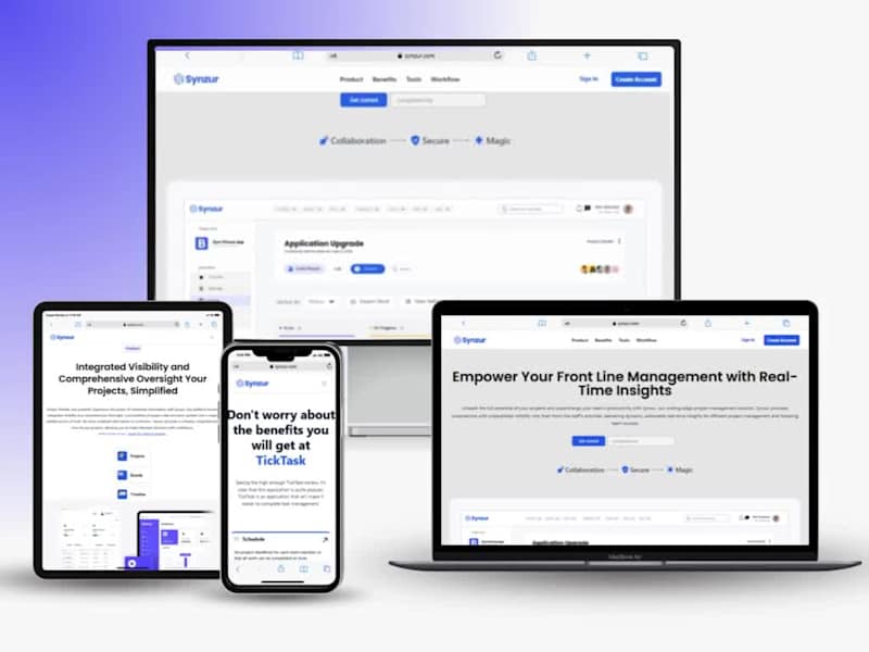 Cover image for Development of Synzur Project Management Platform