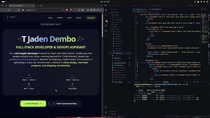 Cover image for From local code to a