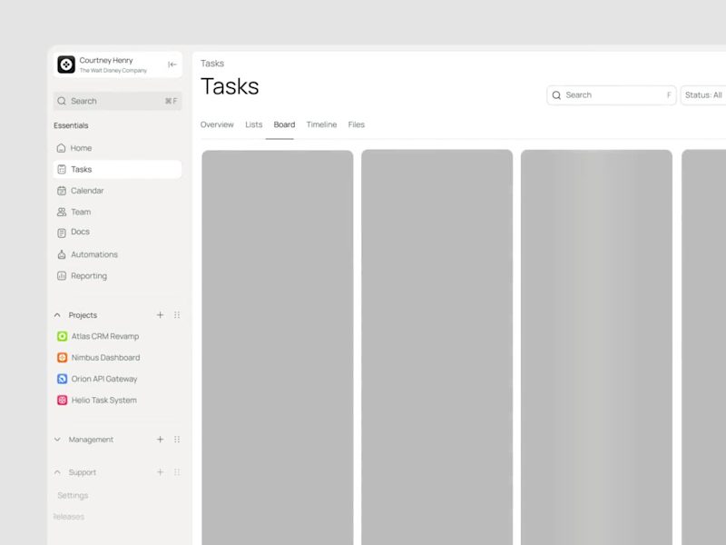 Cover image for Task management dashboard. Task Board