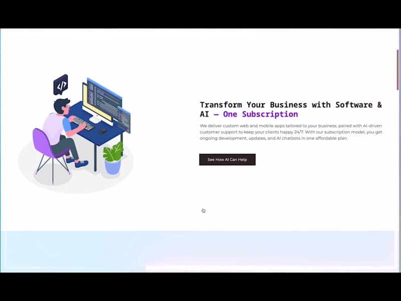 Cover image for Agency Landing Page