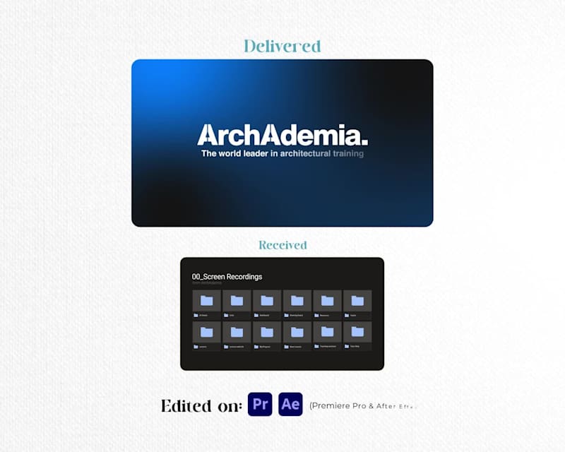 Cover image for Promo ad video from received assets to final delivered outpu...