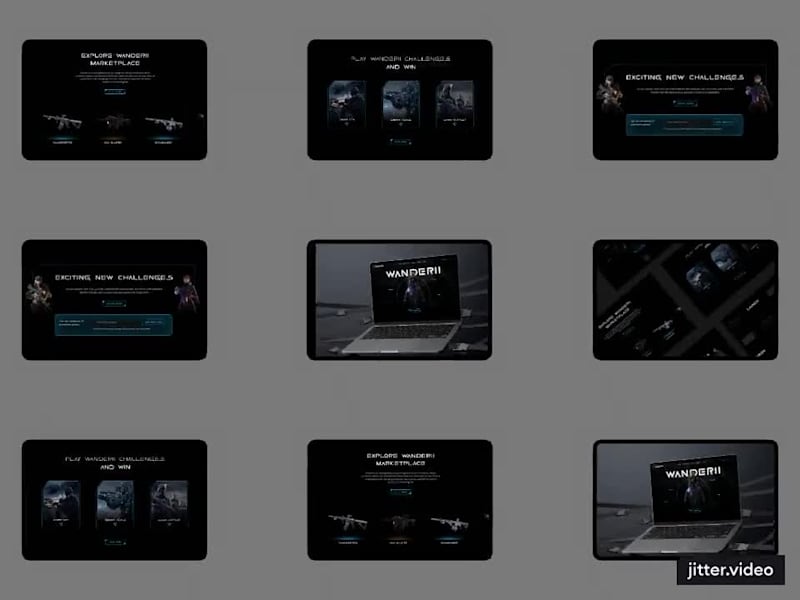 Cover image for WANDERII – Designed a Website for a Gaming Platform